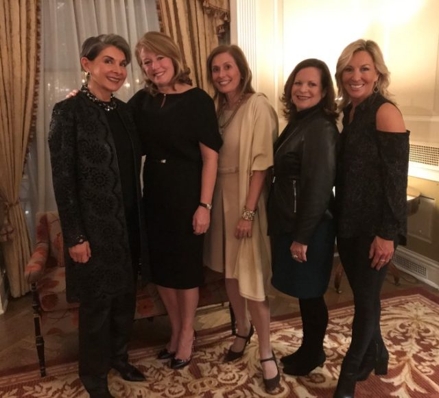 From left to right, Laura Barnett, Jessica Lagrange, Joan Craig, Susan Brunstrum and Kathleen Mitchell. | Photo Courtesy of Sweet Peas Design