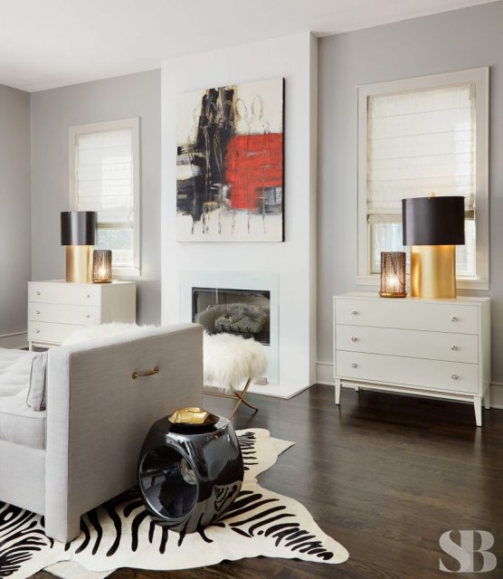 upscale and luxury living room