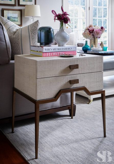 upholstered sofa table