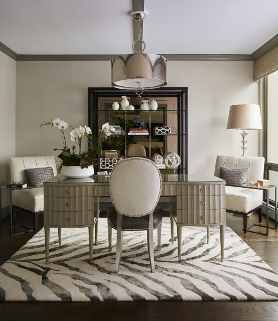 home office in chicago luxury condo